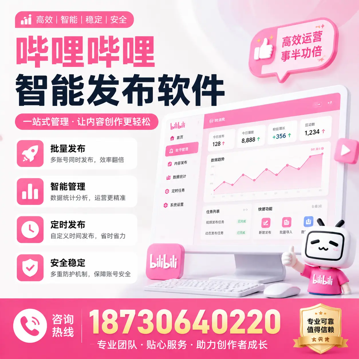 如何评估哔哩哔哩智能发布软件的ROI?石河子 企业必读